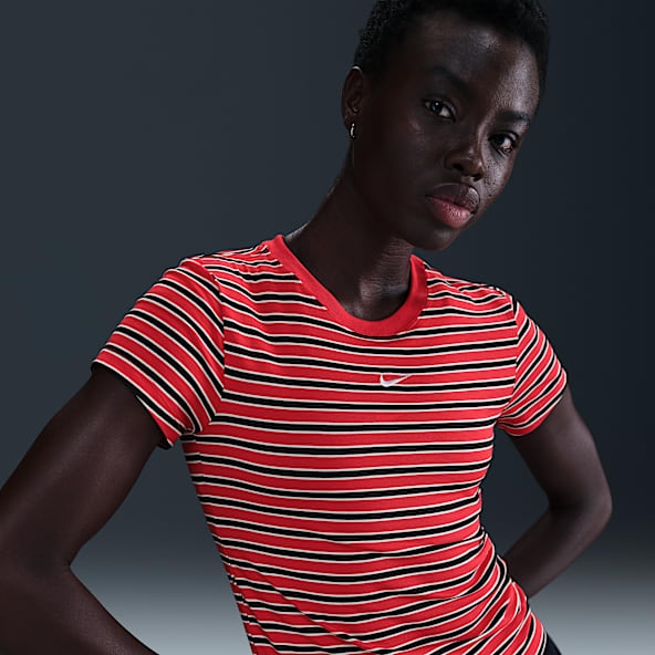 Womens Red Tops T Shirts. Nike